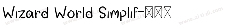 Wizard World Simplif字体转换